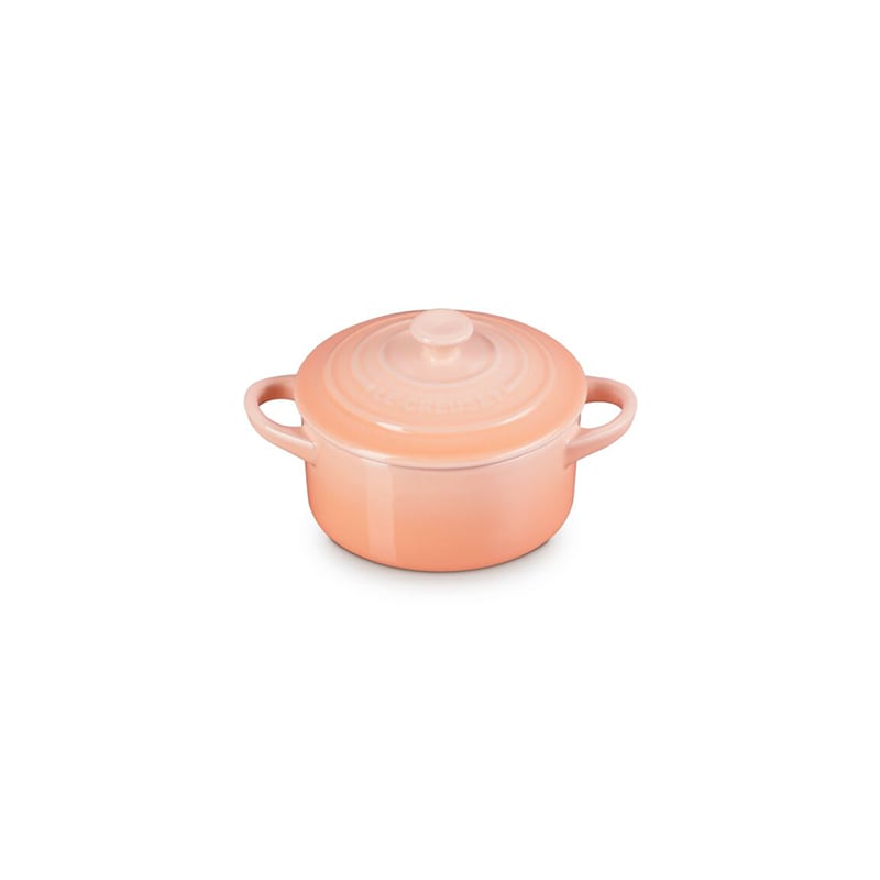 Le Creuset Mini Cocotte with Gold Heart Knob - Peche