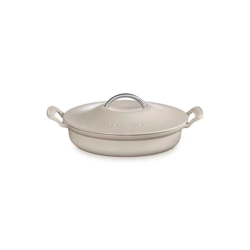 Le Creuset Modern Heritage Round Braiser 3 2 5 Qt. - Brioche