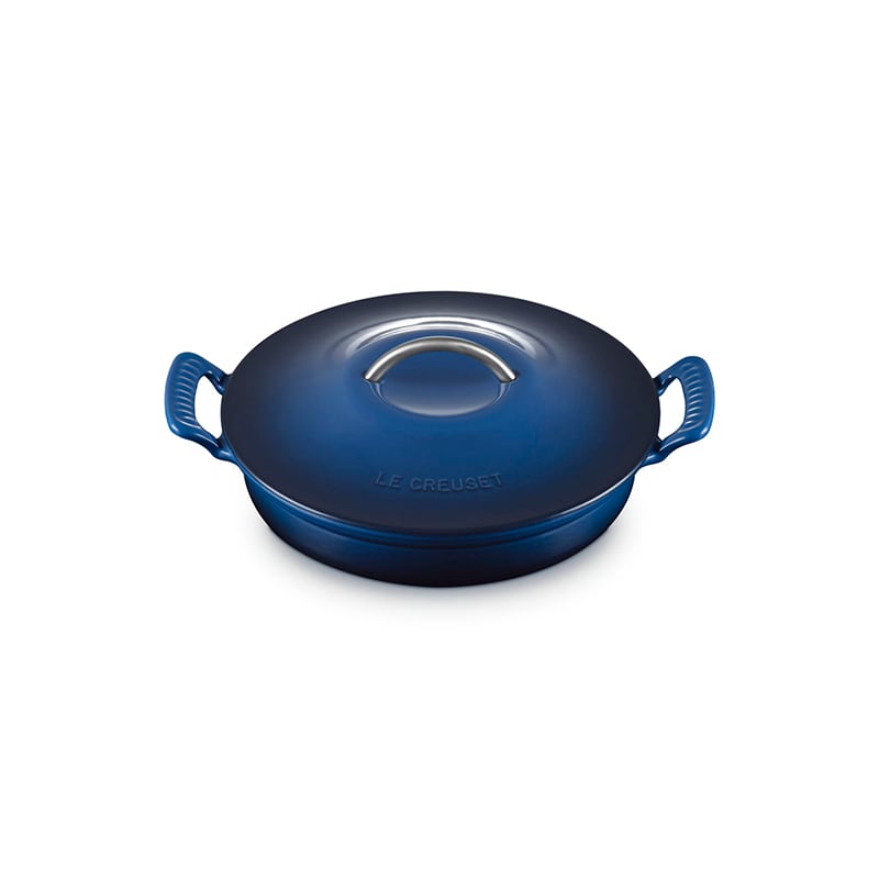 Le Creuset Modern Heritage Round Braiser 3 2 5 Qt. - Lapis