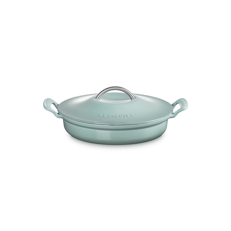 Le Creuset Modern Heritage Round Braiser 3 2 5 Qt. - Sea Salt
