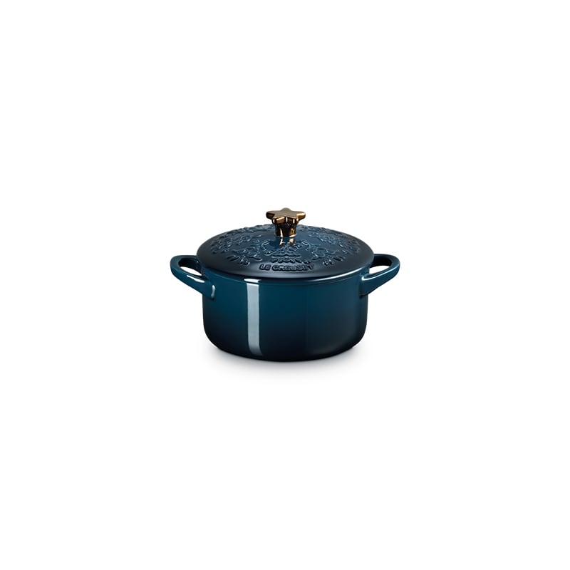 Le Creuset Noel Mini Cocotte with Star Knob - Nuit