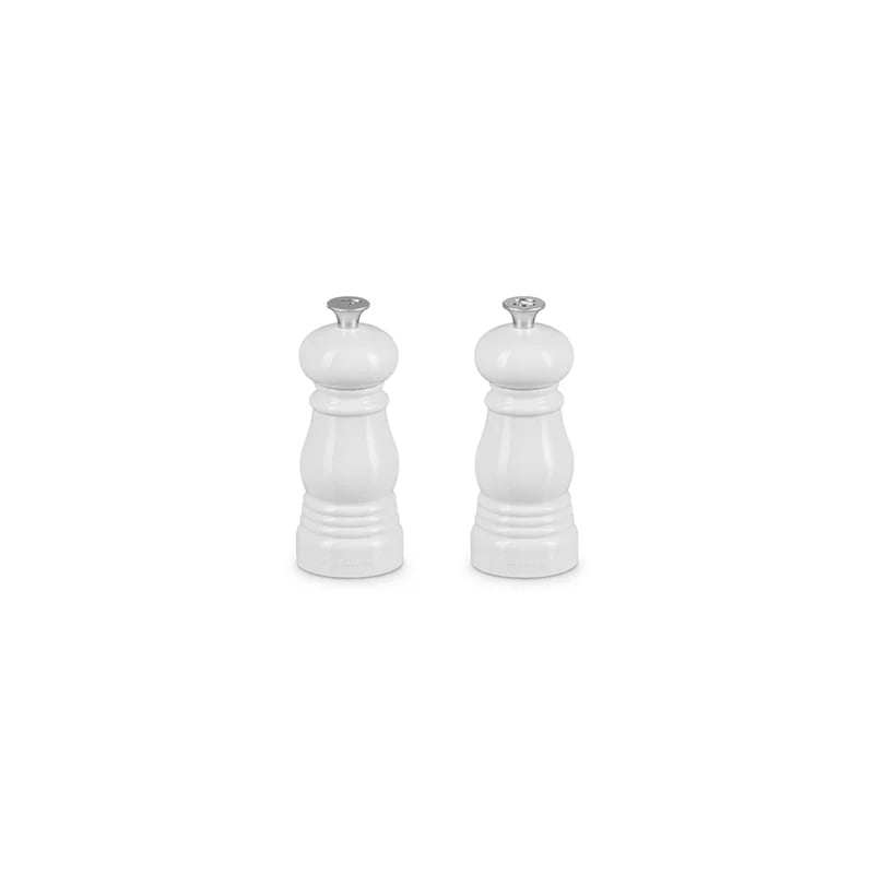 Le Creuset Petite Salt and Pepper Mill Set - White