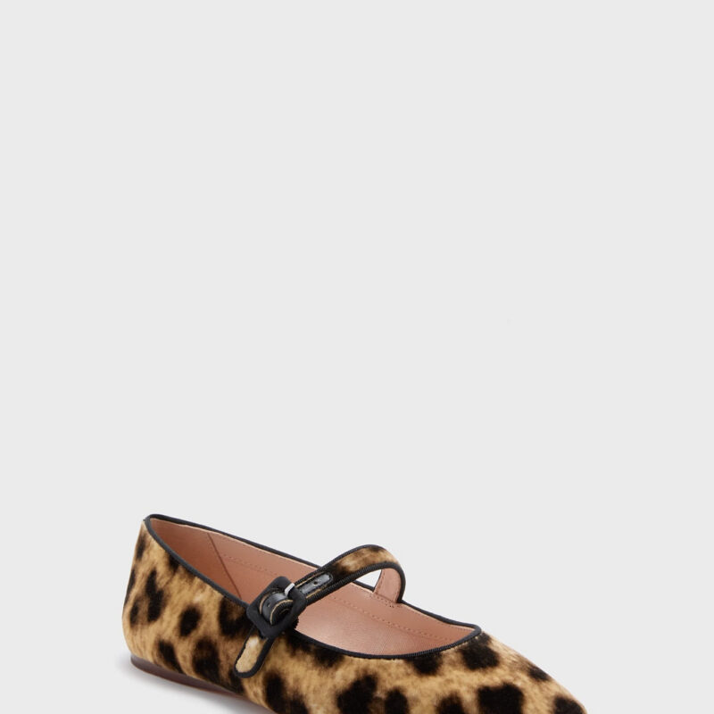 Leopard Printed Velvet Ginger Flats Loeffler Randall
