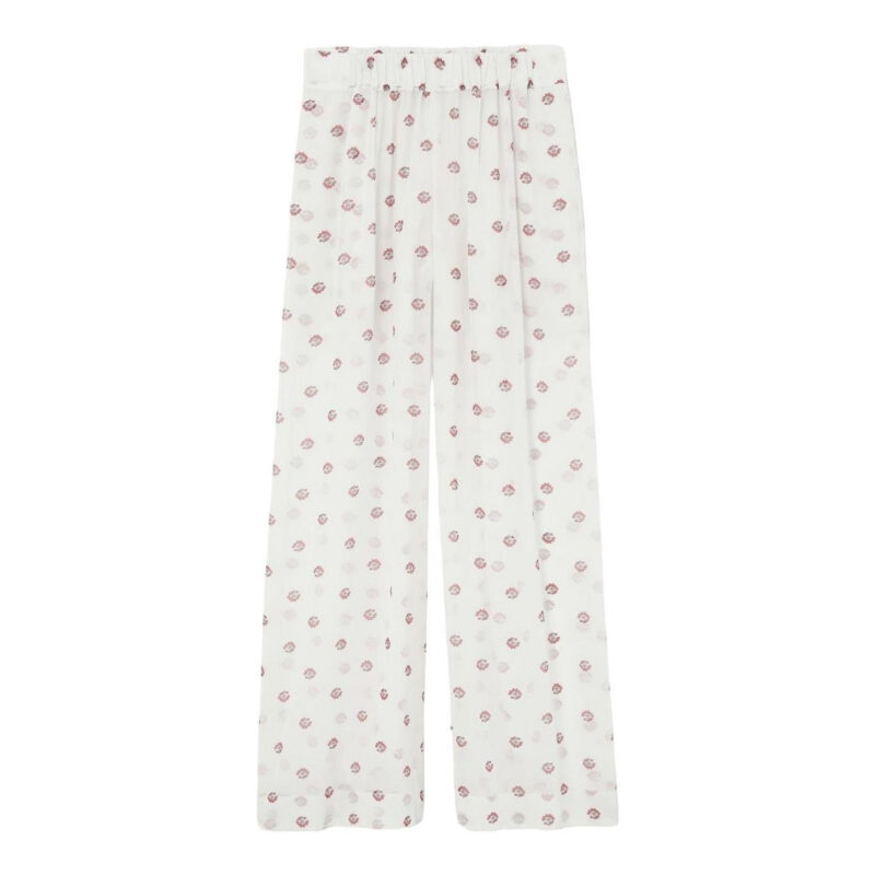 LIBEROWE (LIBEROWE.COM) - Silk Print Palazzo Trousers Liberowe