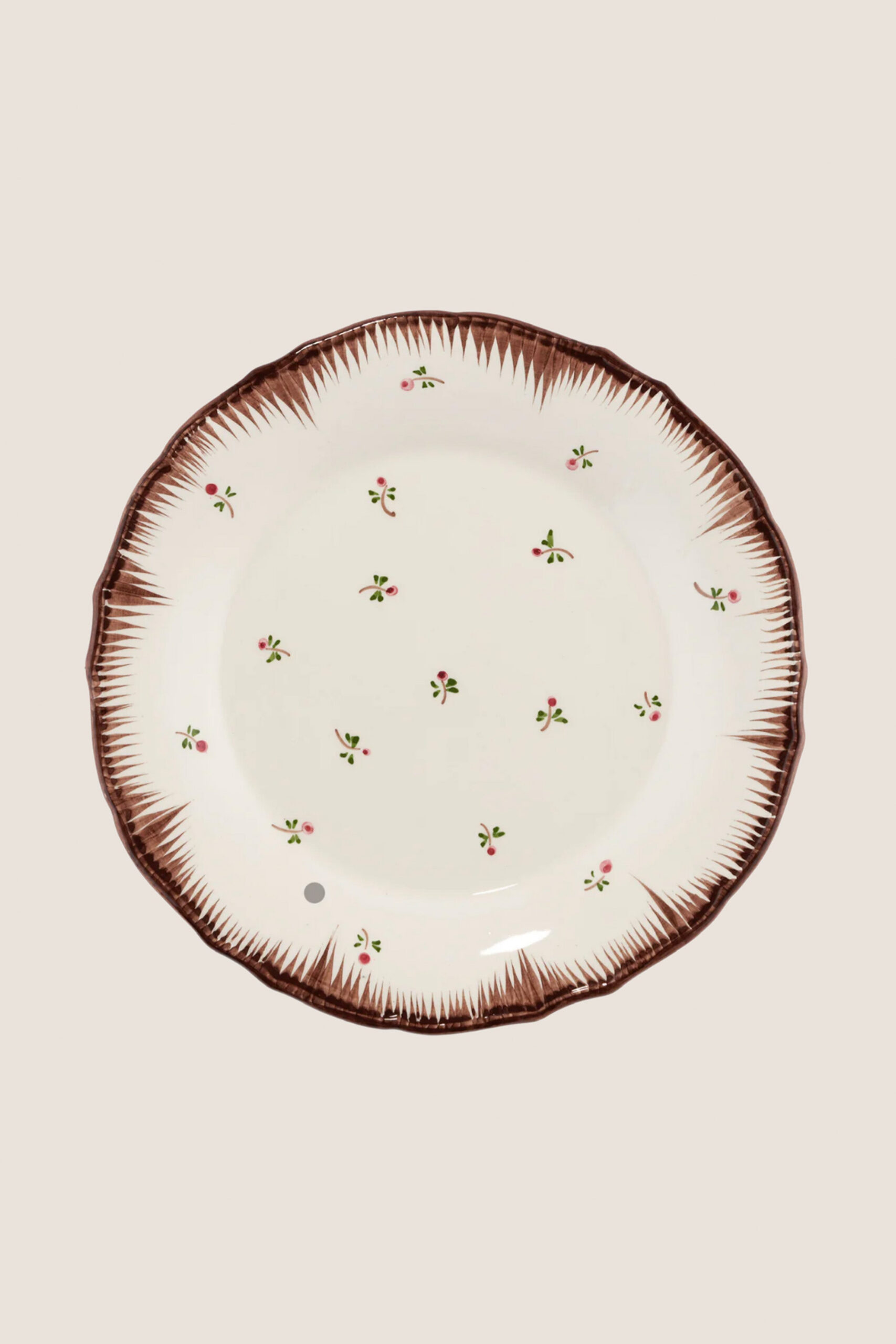 Lily Brown Dinner Plate Carolina Irving & Daughters