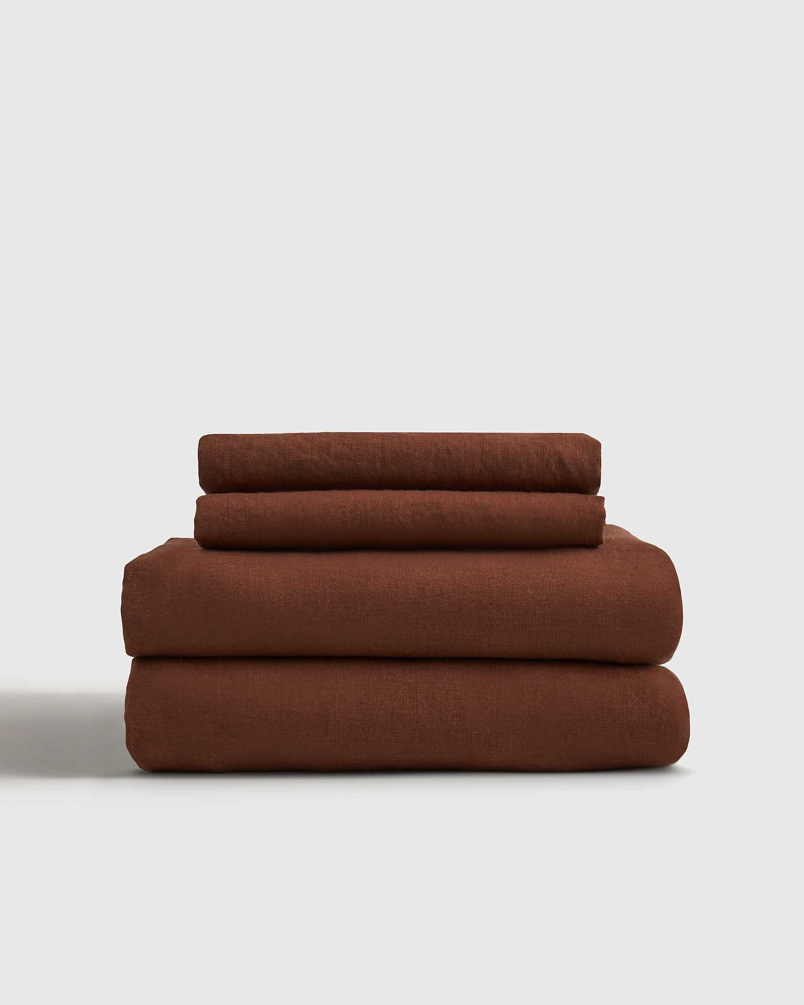 linen sheets - bordeaux