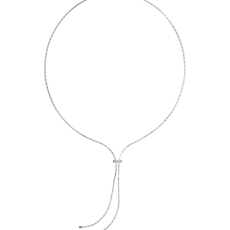 Linnea Lariat Necklace in Moissanite Dorsey
