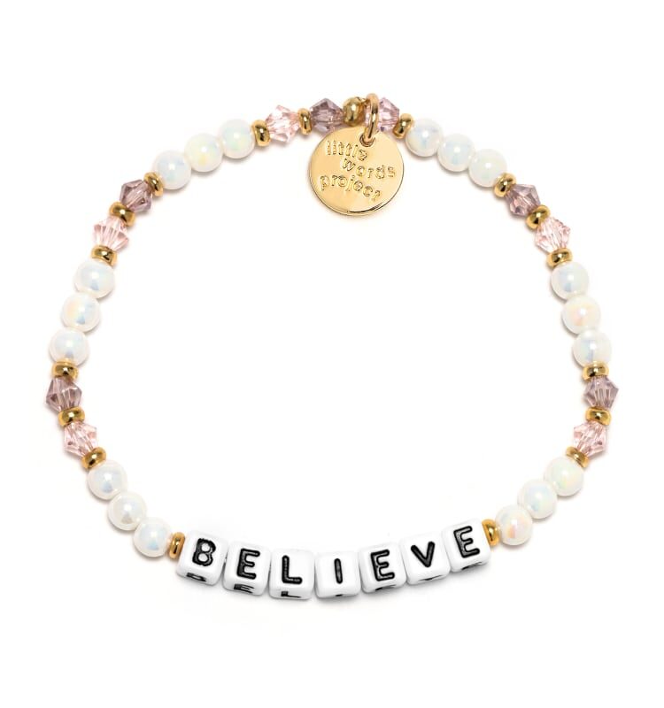Little Words Project Believe Stretch Bracelet