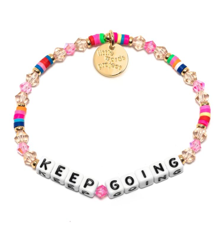 Little Words Project Keep Going Stretch Bracelet