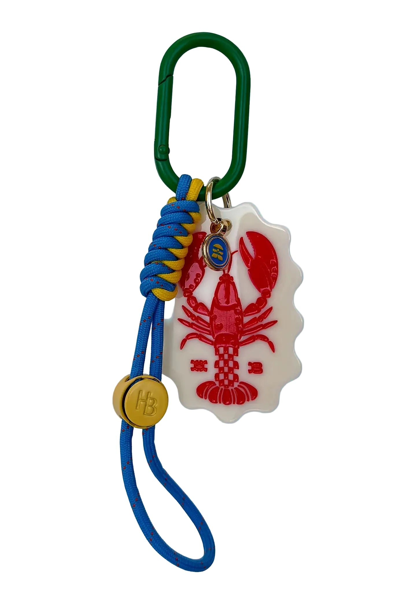 Lobster Bag Charm in Multi Hunter bell