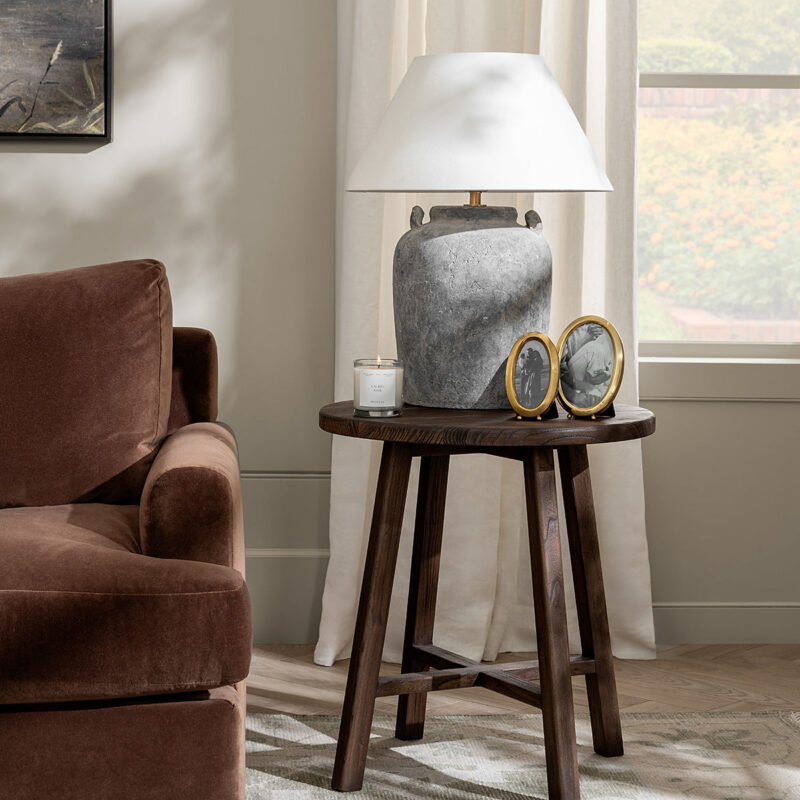 Lockwood Round Side Table McGee & Co