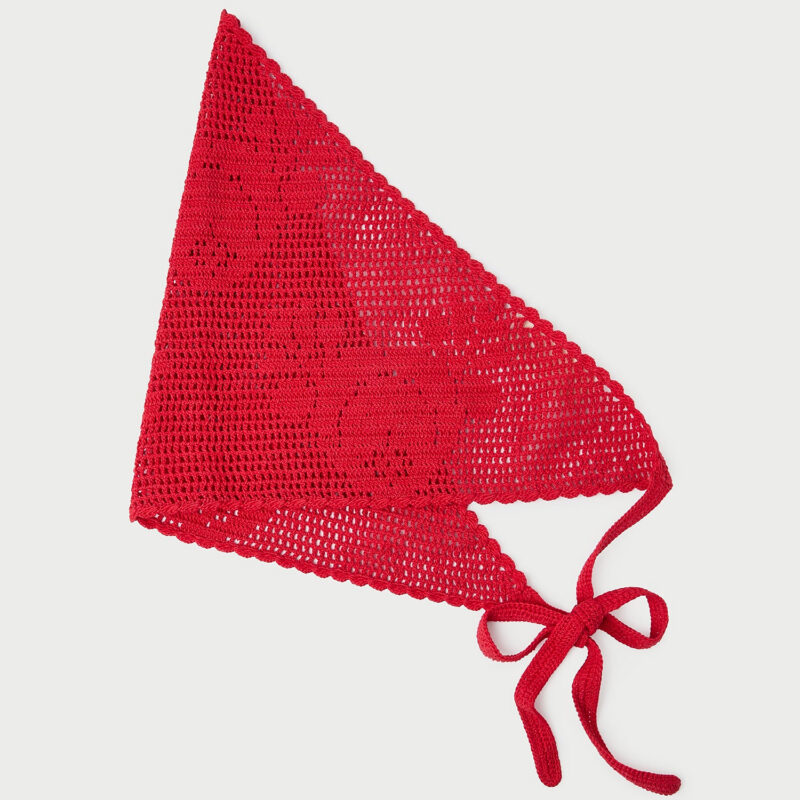 LOEFFLER RANDALL | Viv Crochet Scarf - Red