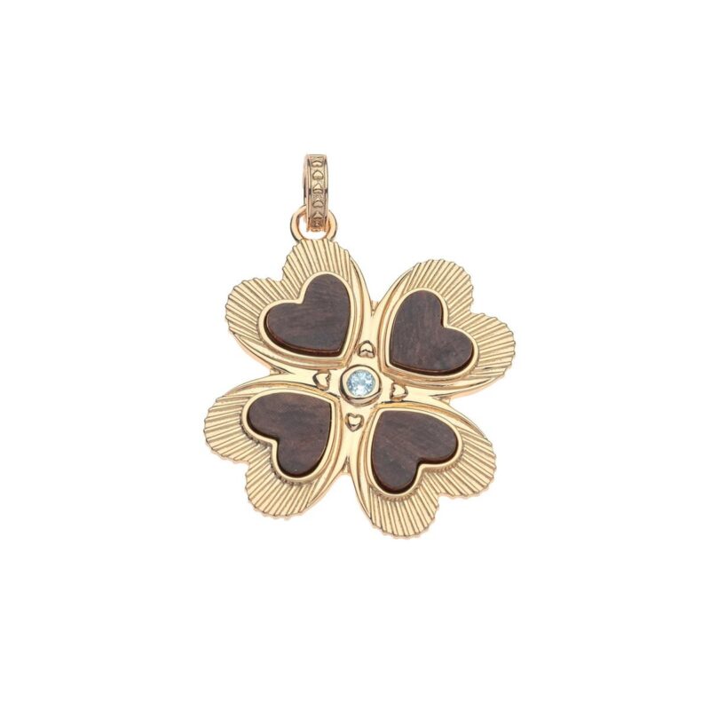 LUCKY in Love Clover Pendant Jane Win Jewelry