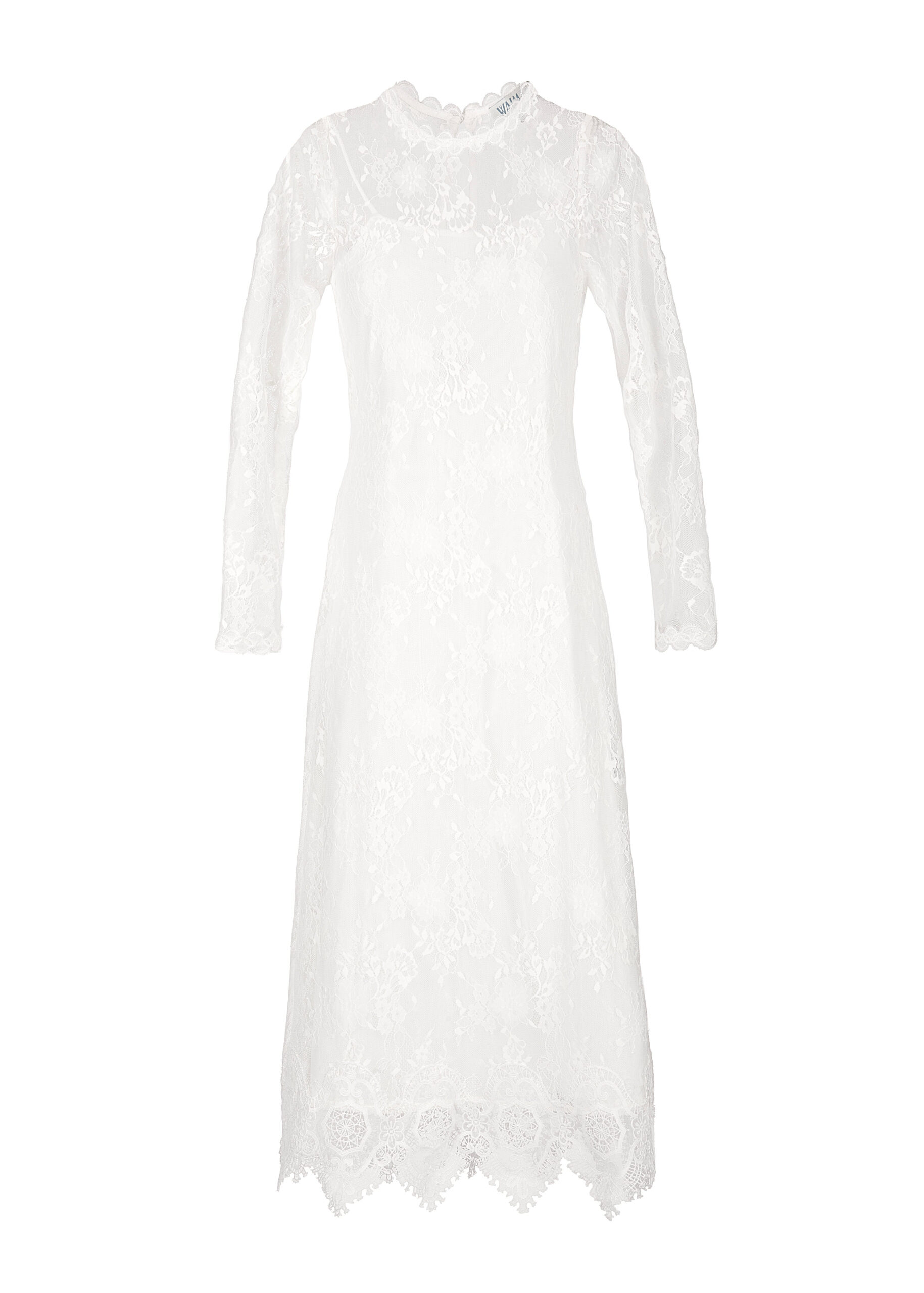 Lumiere Midi Dress in White Waimari