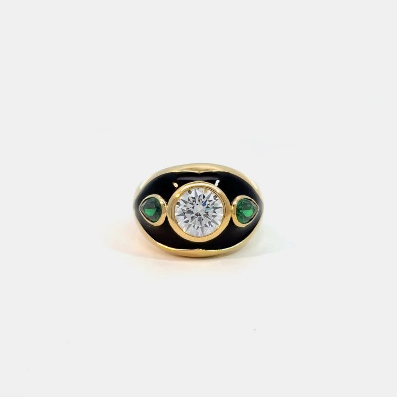 Luna Nera Cocktail Ring MOMA'S EYE
