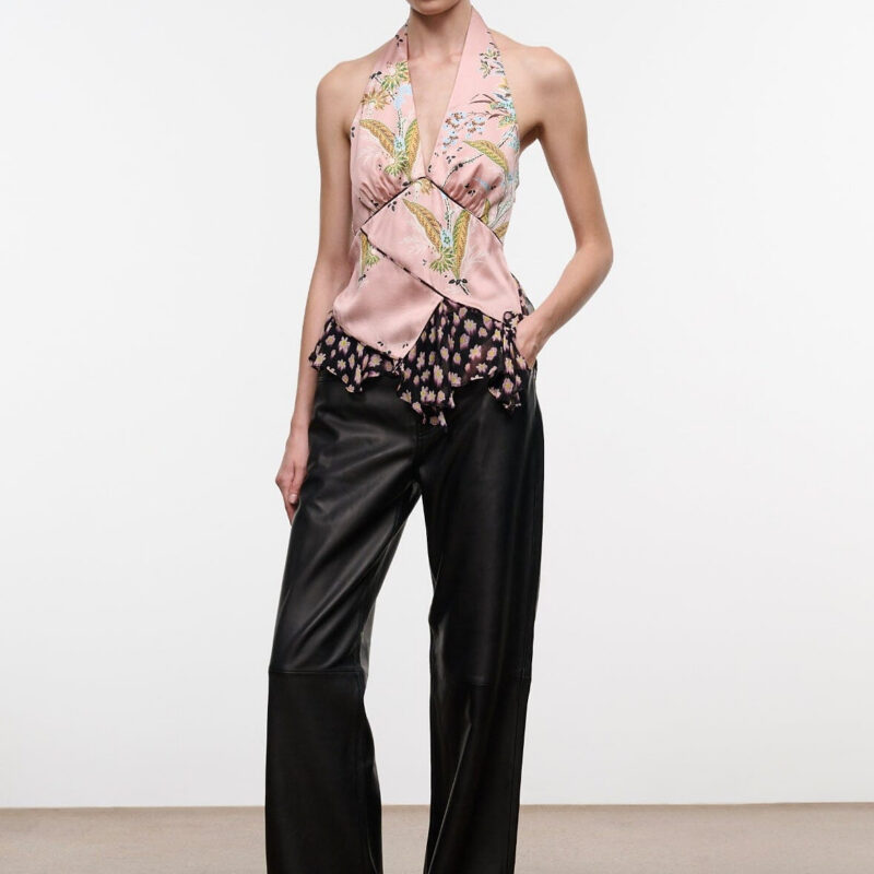 MAEVA SILK TOP | TAPESTRY ROSE MULTI Staud