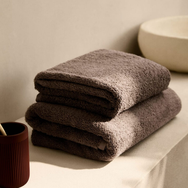 MANGO US | Towel Medium Brown
