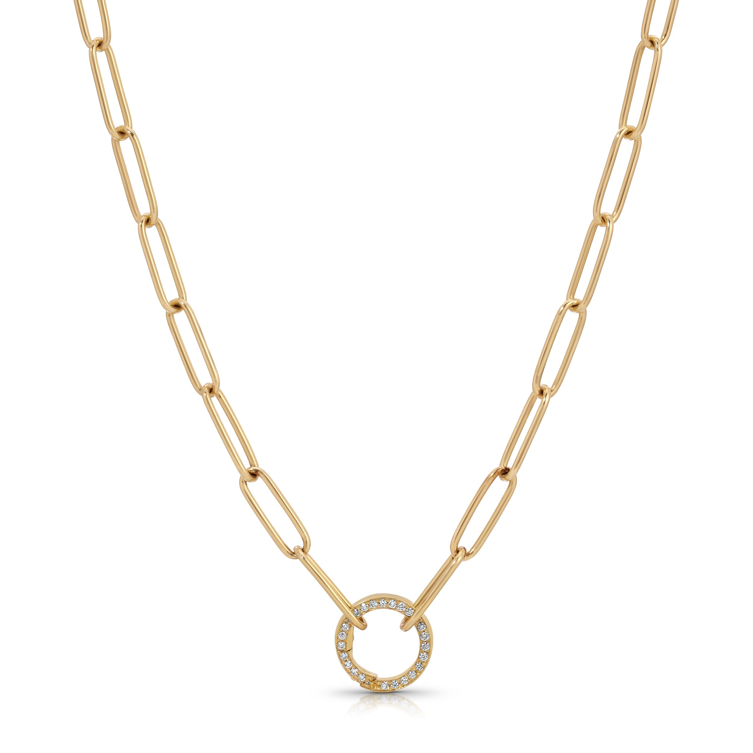 Mini Charm Chain with Diamond Clasp Jenna Blake