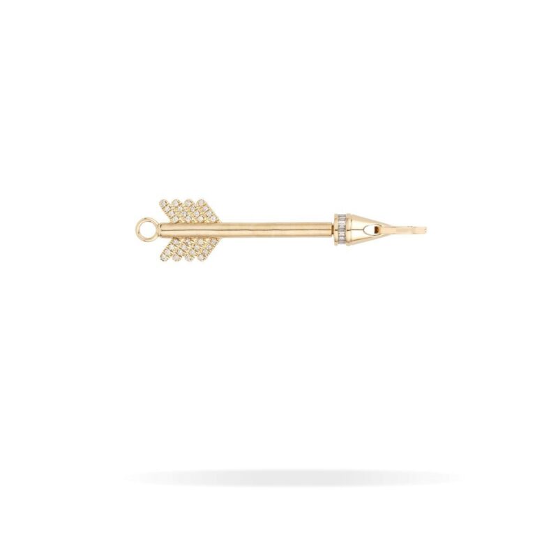 Mini Diamond Arrow Hinged Charm Adina Reyter