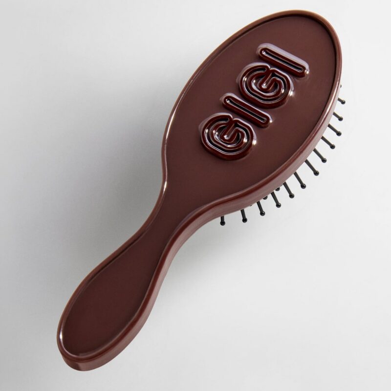 Mini Fine Line Custom Hair Brush - Chocolate Brown/Dark Brown BaubleBar