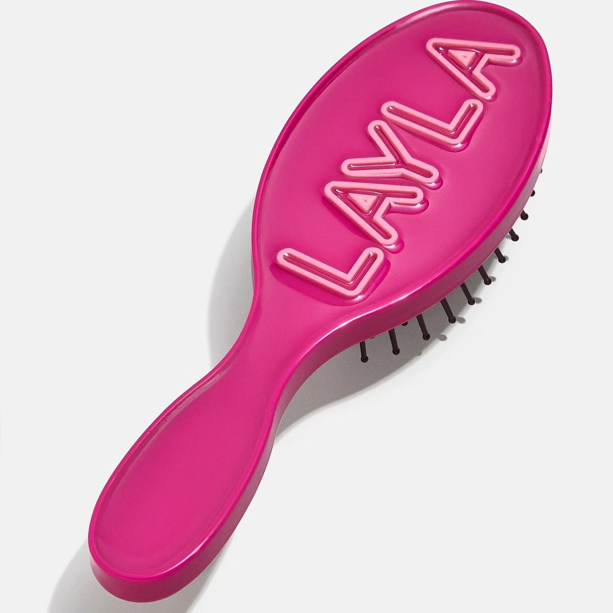 Mini Fine Line Custom Hair Brush - Magenta/Light Pink BaubleBar