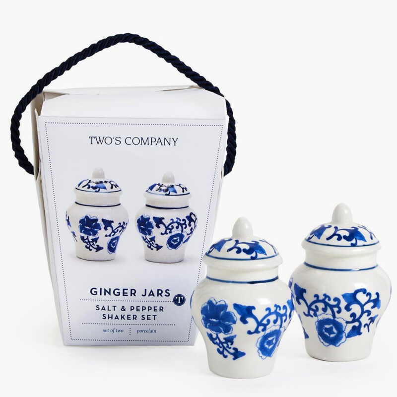 Mini Ginger Jar Salt and Pepper Shakers Two's Company