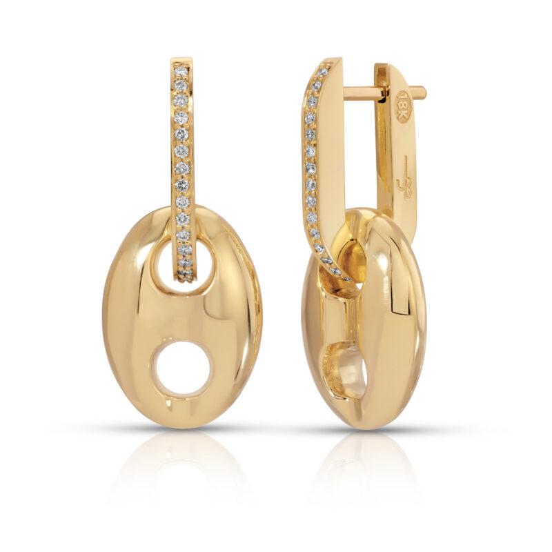 Mini Gold Mariner Link Huggies Jenna Blake