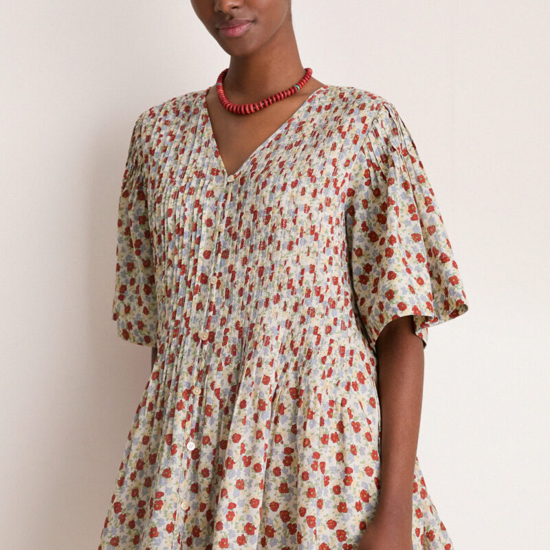 Multi Viera Print Mini Dress Sea New York