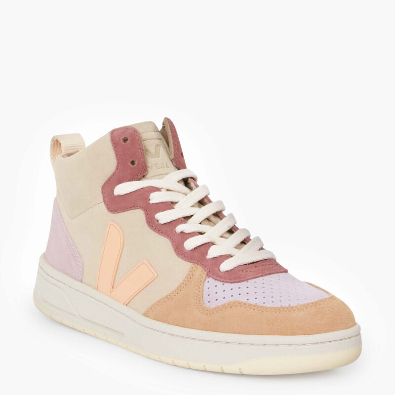 Multicolor Peach V-15 High Top Sneakers VEJA