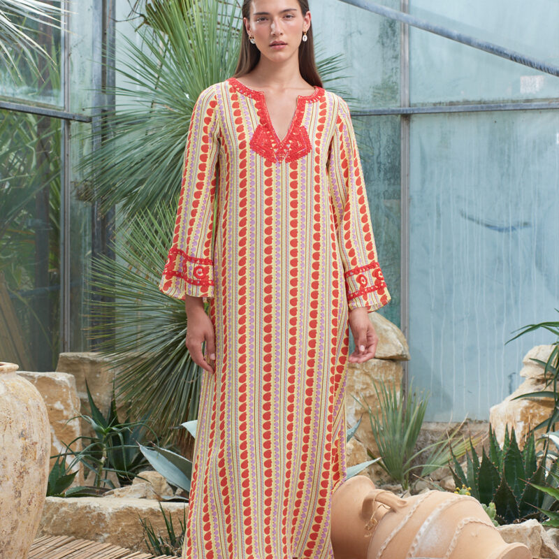 MUZUNGU SISTERS | India Kaftan with Moon Embroider