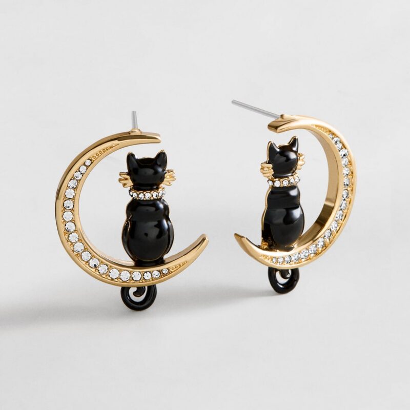 Night Prowl Cat Earrings BaubleBar