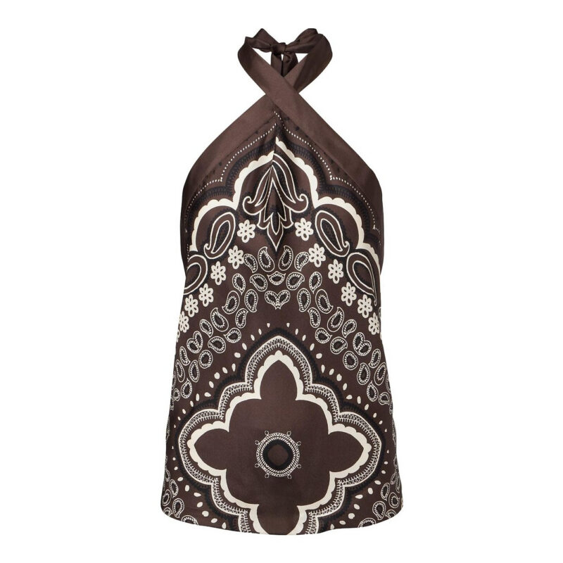 NILI LOTAN - Solal Silk Halterneck Top