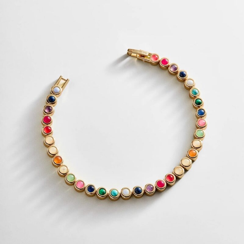 Nina Semi-Precious Bracelet - Gold/Multi BaubleBar