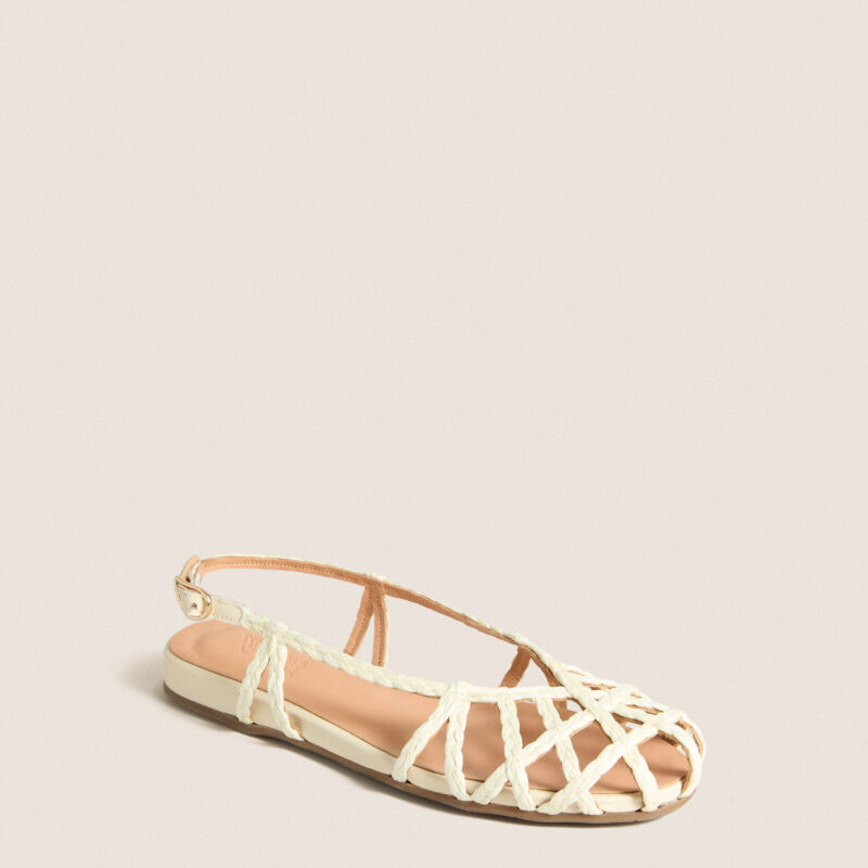 Off White Kardia Sandals Ancient Greek Sandals