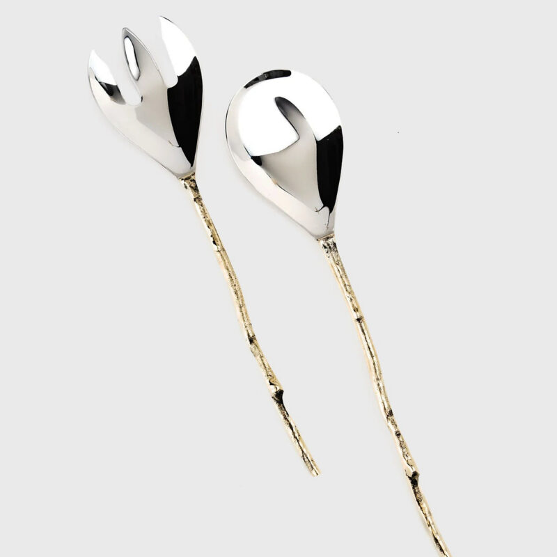 Olive Branch Serving Set Shelton Metal