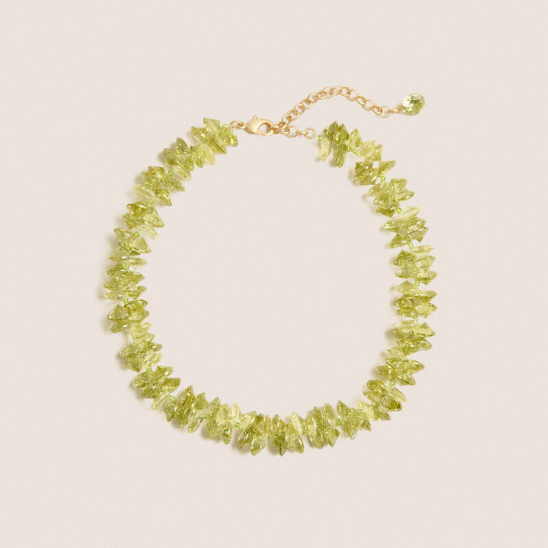 Olive Cubic Cluster Necklace Roxanne Assoulin