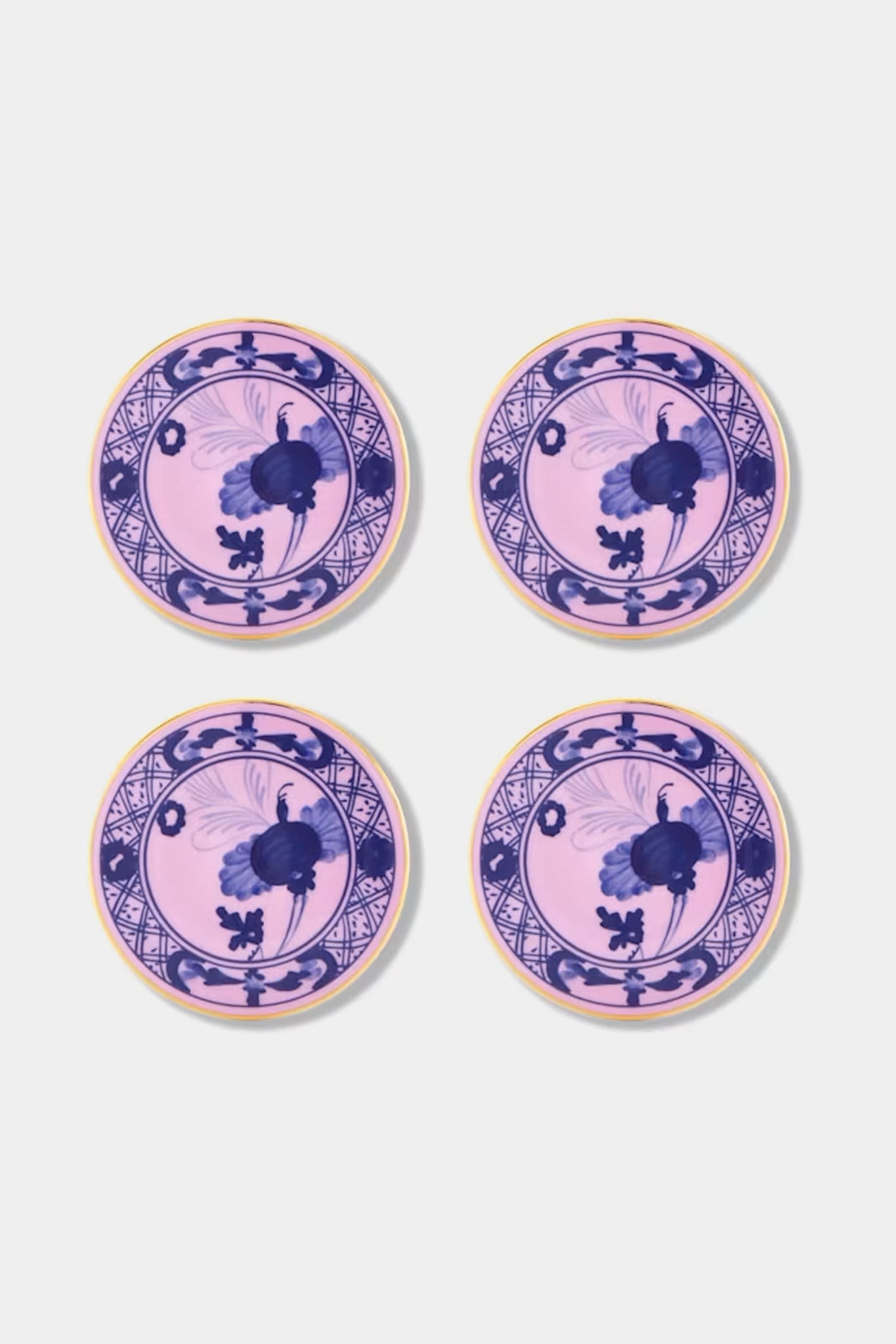 Oriente Italiano Azalea Ogetti Coaster (Set of 4) Ginori 1735