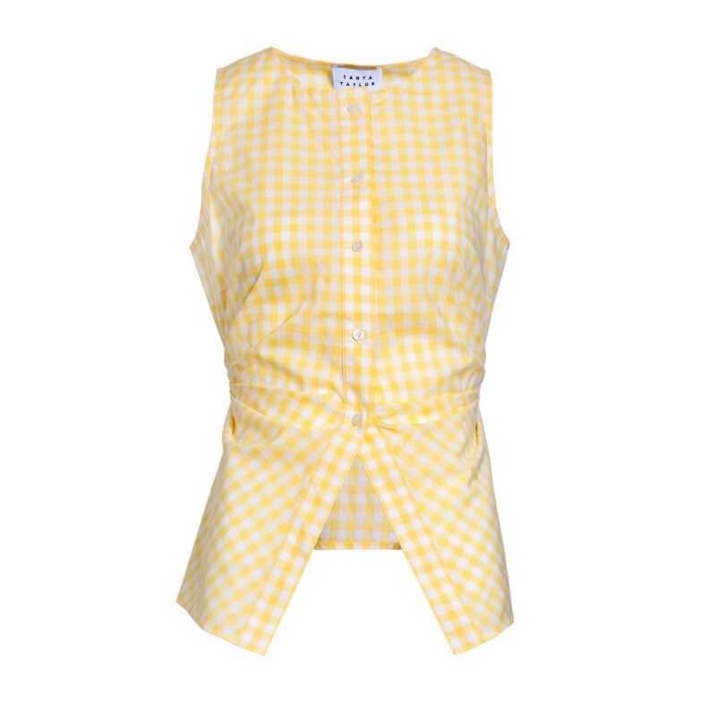 Oscar Top in Lemon Meringue Multi Tanya Taylor