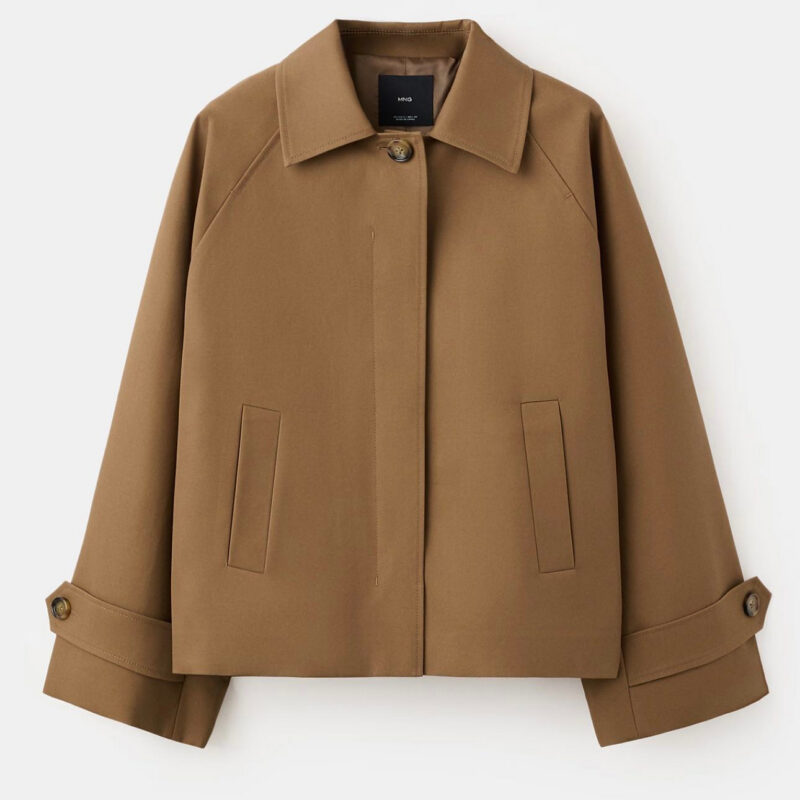 Oversized Short Trench Coat_27054774 Mango (US)