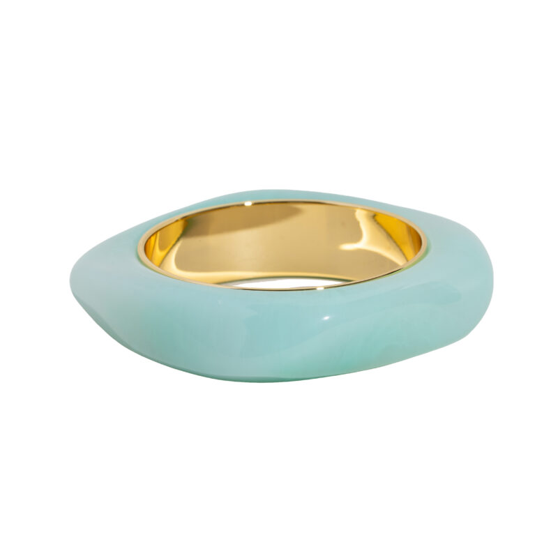 Paloma Bangle Bracelet in Mint Loren Hope
