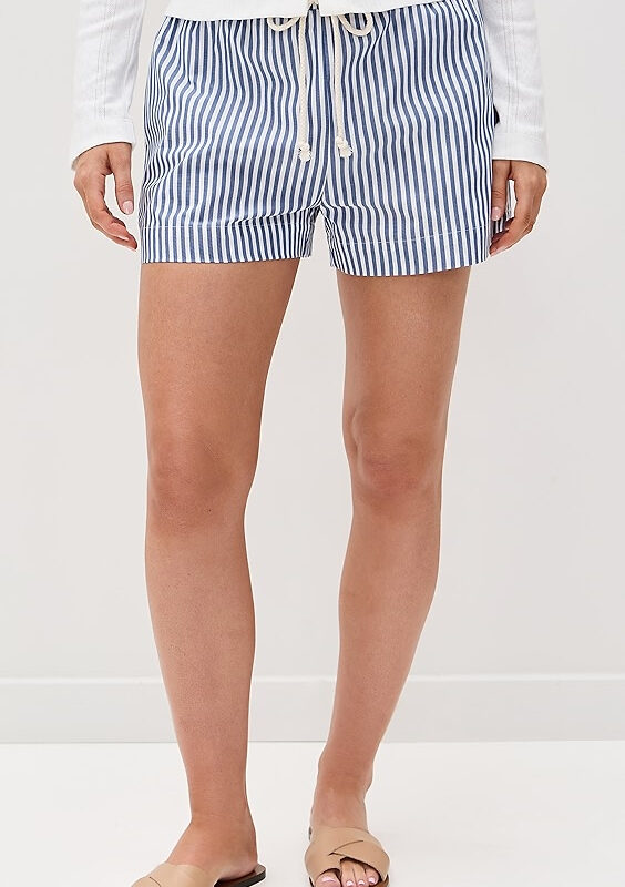 PERFECTWHITETEE | Riley Woven Striped Shorts