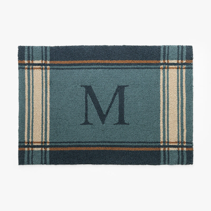 Personalized Plaid Doormat McGee & Co