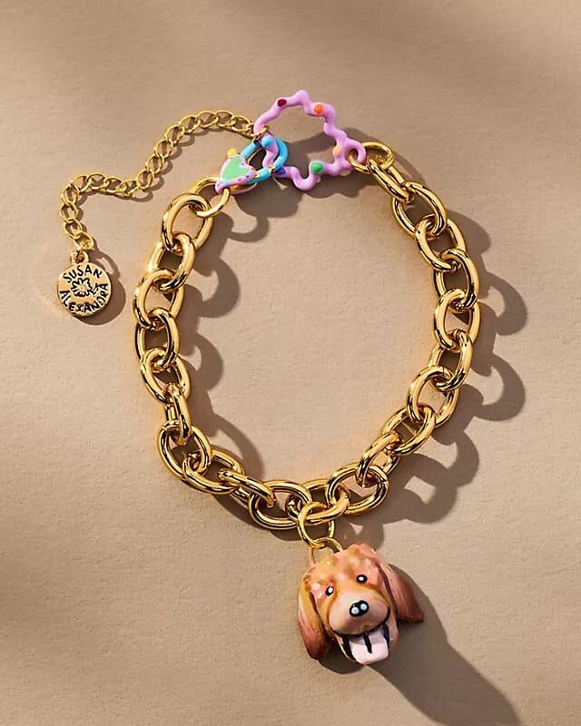 Pet Portrait Charm Bracelet