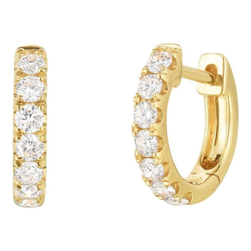 Petite Jumbo Diamond Huggies Ring Concierge