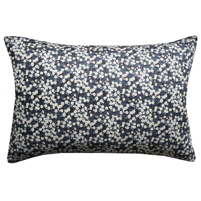 Pillowcase Made With Liberty Fabric in in Mitsi Charcoal Coco & Wolf