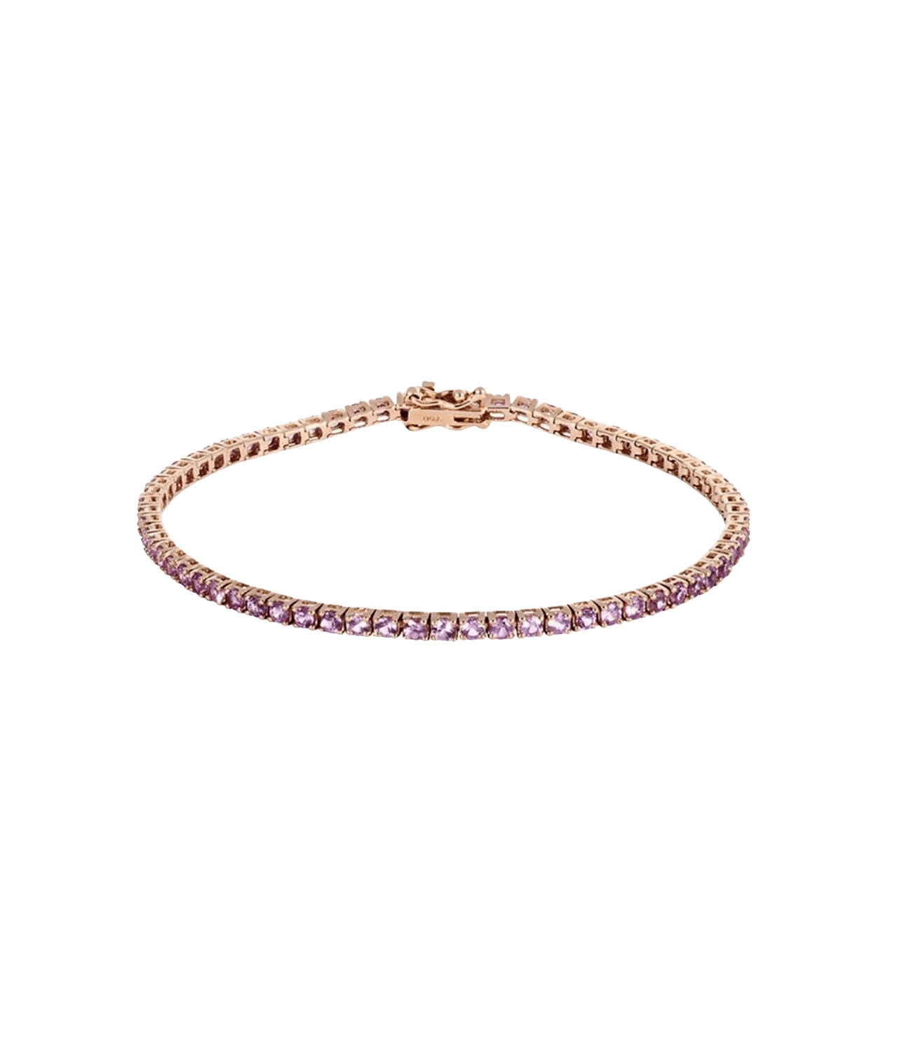 Pink Sapphire Tennis Bracelet Roxanne First