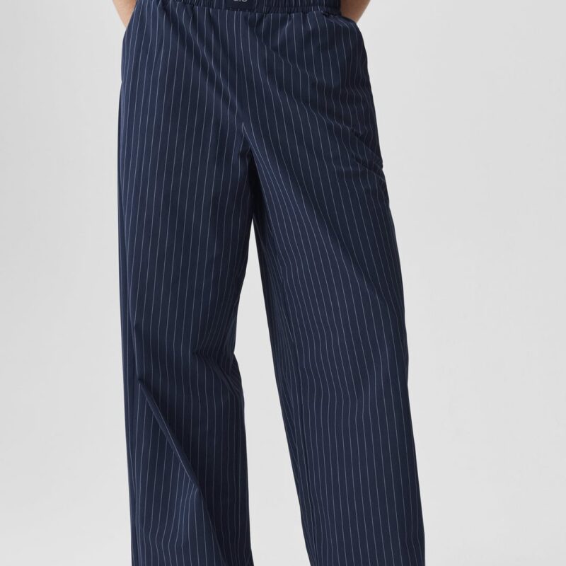 Pinstripe Daylight Boxer Pant (Regular) - Navy/Ivory Alo