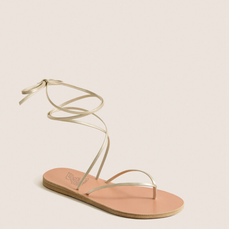 Platinum Wrap Celia Sandals Ancient Greek Sandals