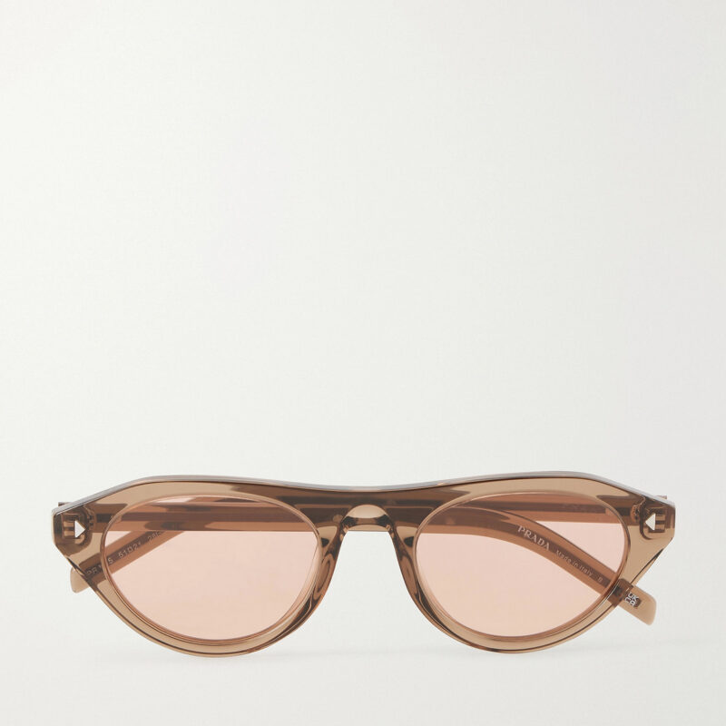 PRADA | D Frame Acetate Sunglasses - Neutrals, Size: One Size