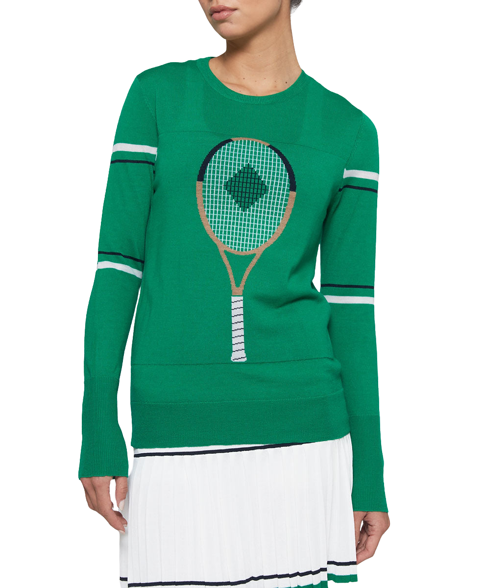 Racquet Sweater in Green L'Etoile Sport